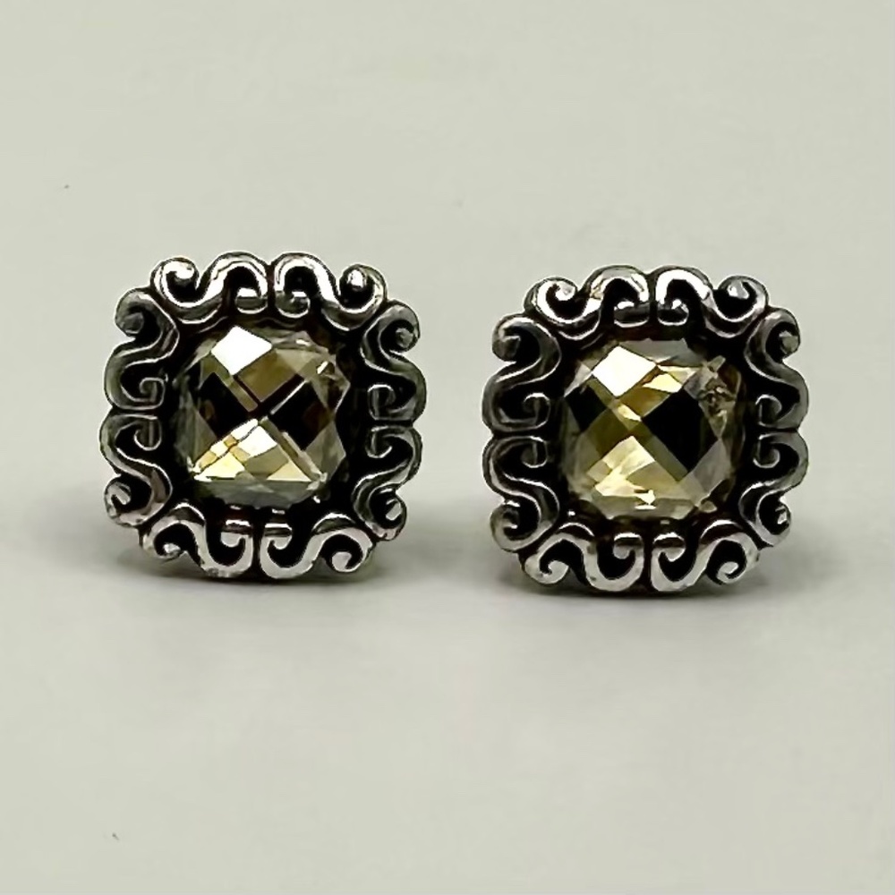 Brighton Smokey Quartz Stud Earrings